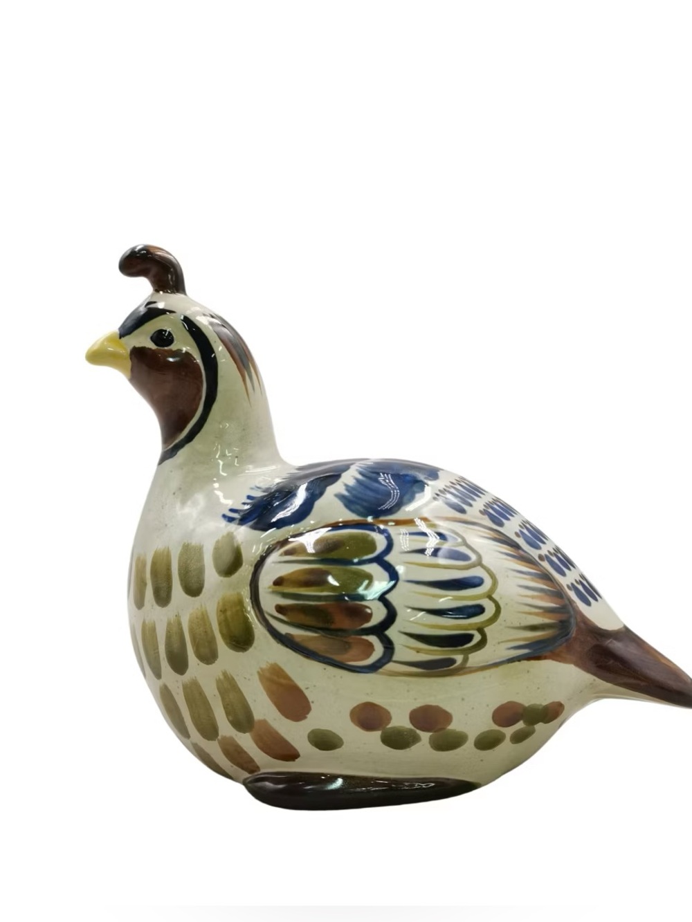 Muchoise Painted Ceramic Fall Decorative Quail